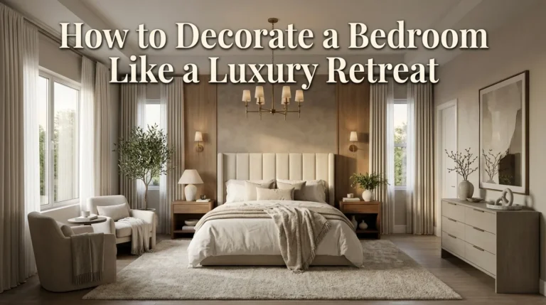 How to Decorate a Bedroom Like a Luxury Retreat