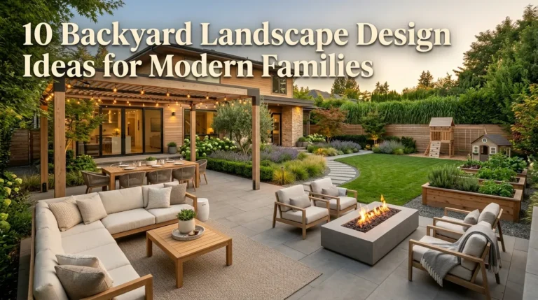 10 Backyard Landscape Design Ideas for Modern Families