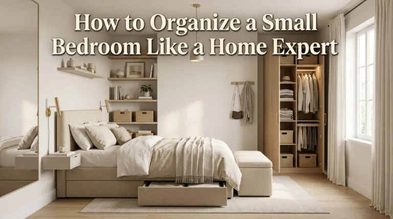 How to Organize a Small Bedroom Like a Home Expert
