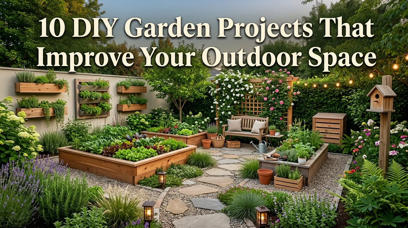 10 DIY Garden Projects That Improve Your Outdoor Space