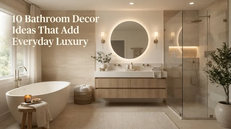 10 Bathroom Decor Ideas That Add Everyday Luxury